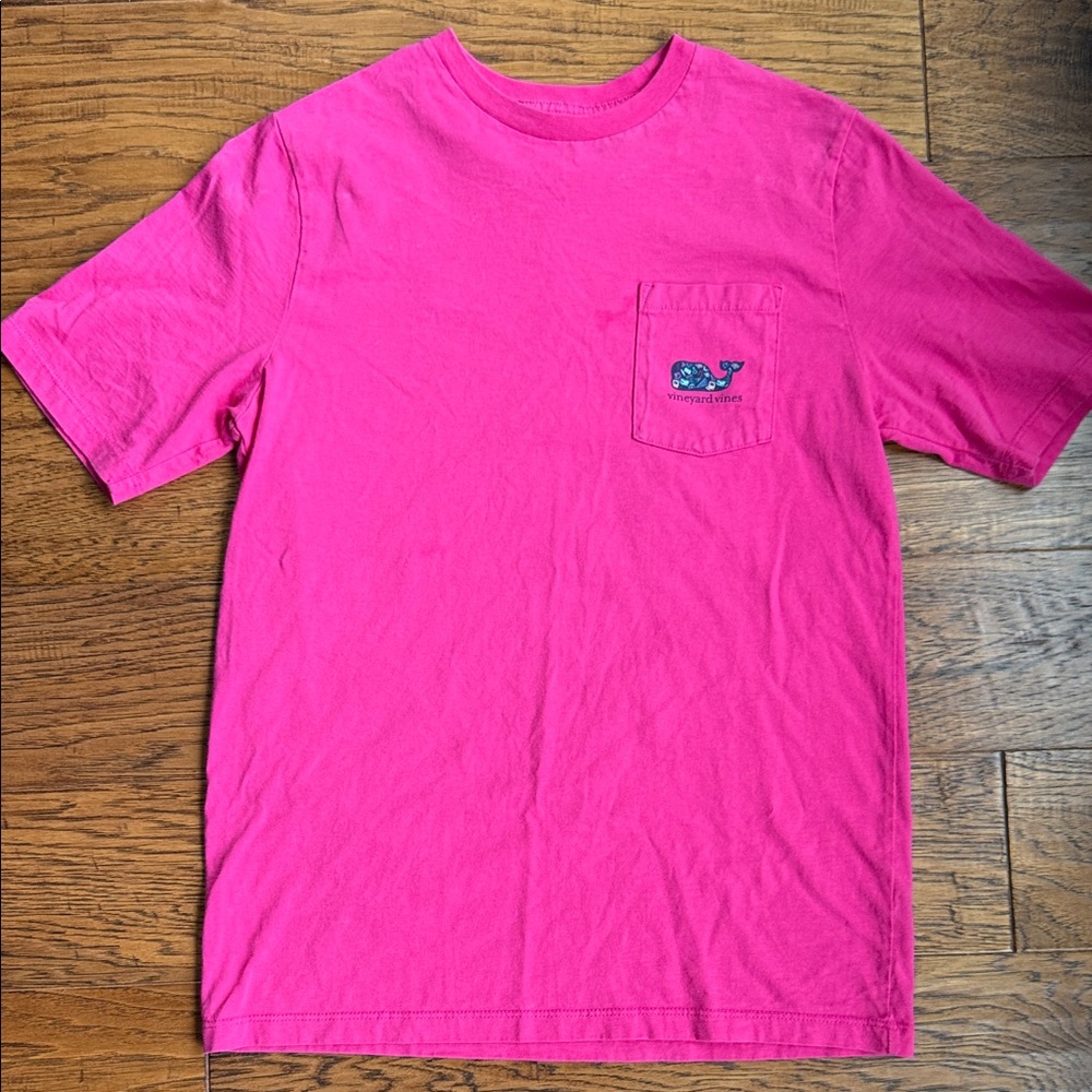 Vineyard Vines Girl’s Vibrant Pink Short Sleeve Tee